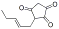 3-(2-Pentenyl)-1,2,4-cyclopentanetrione Structure,54644-27-8Structure