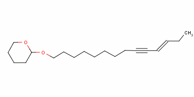 (E)-tetrahydro-2-(11-tetradecen-9-ynyloxy)-2h-pyran Structure,54664-77-6Structure