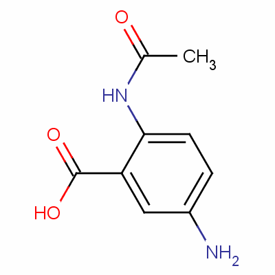 2-(Acetylamino)-5-aminobenzoic acid Structure,54669-98-6Structure