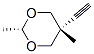 1,3-Dioxane,5-ethynyl-2,5-dimethyl-,trans-(9ci) Structure,54702-55-5Structure