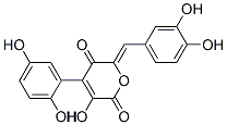 3-Hydroxy-4-(2,5-dihydroxyphenyl)-6-[(3,4-dihydroxyphenyl)methylene]-2h-pyran-2,5(6h)-dione Structure,54707-49-2Structure