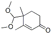 4-(Dimethoxymethyl)-3,4-dimethyl-2-cyclohexen-1-one Structure,54710-15-5Structure