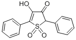 4-Hydroxy-2,5-diphenyl-3-thiophenone 1,1-dioxide Structure,54714-10-2Structure