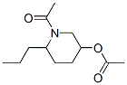 Acetic acid 1-acetyl-6-propylpiperidin-3-yl ester Structure,54751-94-9Structure