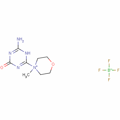 4-(6-Amino-1,4-dihydro-4-oxo-1,3,5-triazin-2-yl)-4-methylmorpholinium tetrafluoroborate Structure,54761-91-0Structure