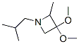 Azetidine,3,3-dimethoxy-2-methyl-1-(2-methylpropyl)-(9ci) Structure,547753-59-3Structure