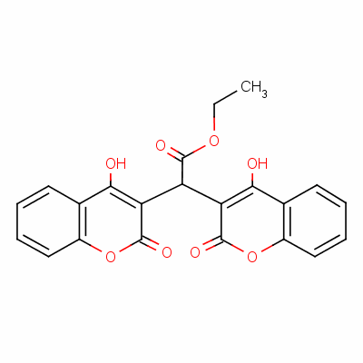 Ethyl biscoumacetate Structure,548-00-5Structure