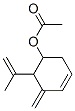 5-Methylene-6-isopropenyl-3-cyclohexen-1-ol acetate Structure,54832-23-4Structure