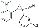 1-(3-Chlorophenyl)-2-[(dimethylamino)phenyl ]cyclopropanecarbonitrile Structure,54833-14-6Structure