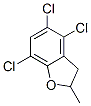 4,5,7-Trichloro-2,3-dihydro-2-methylbenzofuran Structure,54833-19-1Structure