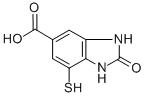 2,3-Dihydro-7-mercapto-2-oxobenzimidazole-5-carboxylic acid Structure,548458-12-4Structure