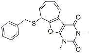 2H-cyclohepta[4,5]furo[2,3-d]pyrimidine-2,4(3h)-dione,1,9-dihydro-1,3-dimethyl-9-[(phenylmethyl)thio]-(9ci) Structure,548475-65-6Structure