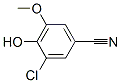 3-Chloro-4-hydroxy-5-methoxybenzonitrile Structure,5485-88-1Structure