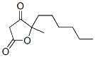 2,4(3H,5h)-furandione,5-hexyl-5-methyl- Structure,54852-79-8Structure