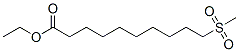 Ethyl 10(methylsulfonyl)decanoate Structure,54863-63-7Structure