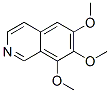 Isoquinoline,6,7,8-trimethoxy-(9ci) Structure,54879-45-7Structure