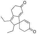 2’,3’-Diethyl-4’,5’-dihydrospiro[2-cyclohexene-1,1’-[1h]indene]-4,6’(2’h)-dione Structure,54889-77-9Structure