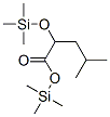 4-Methyl-2-[(trimethylsilyl)oxy]pentanoic acid trimethylsilyl ester Structure,54890-08-3Structure