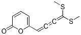 6-[4,4-Bis(methylthio)-1,2,3-butanetrien-1-yl ]-2h-pyran-2-one Structure,54932-70-6Structure