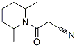 Piperidine,1-(cyanoacetyl)-2,6-dimethyl-(9ci) Structure,549474-88-6Structure