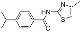 Benzamide,4-(1-methylethyl)-n-(4-methyl-2-thiazolyl)-(9ci) Structure,549497-01-0Structure