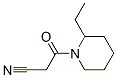 Piperidine,1-(cyanoacetyl)-2-ethyl-(9ci) Structure,549499-13-0Structure