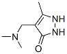 3H-pyrazol-3-one,4-[(dimethylamino)methyl ]-1,2-dihydro-5-methyl- Structure,54952-59-9Structure