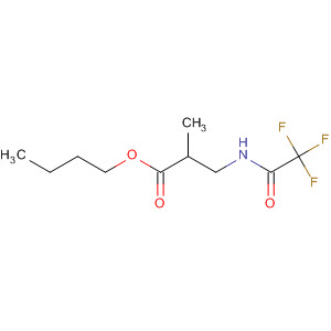 2-Methyl-n-(trifluoroacetyl)-β-alanine butyl ester Structure,54986-69-5Structure