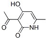 3-Acetyl-4-hydroxy-6-methylpyridin-2(1h)-one Structure,5501-39-3Structure