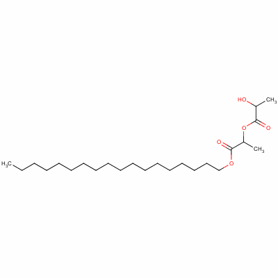 2-Hydroxy-propanoic acid1-methyl-2-(octadecyloxy)-2-oxoethyl ester Structure,55025-91-7Structure