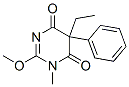 5-Ethyl-2-methoxy-1-methyl-5-phenyl-4,6(1h,5h)-pyrimidinedione Structure,55030-33-6Structure