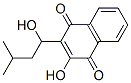 2-Hydroxy-3-(1-hydroxy-3-methylbutyl)-1,4-naphthalenedione Structure,55030-44-9Structure