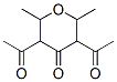 3,5-Diacetyl-2,3,5,6-tetrahydro-2,6-dimethyl-4h-pyran-4-one Structure,55030-66-5Structure