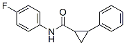 Cyclopropanecarboxamide,n-(4-fluorophenyl)-2-phenyl-(9ci) Structure,550314-91-5Structure