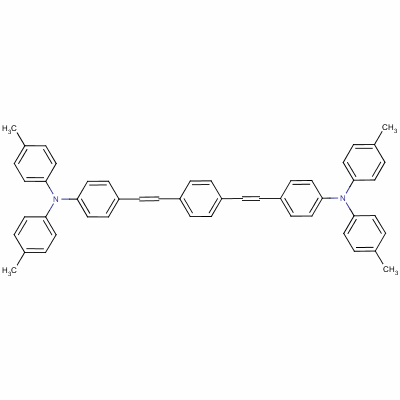 1,4-Bis[2-[4-[n,n-di(p-tolyl)amino]phenyl]vinyl]benzene Structure,55035-43-3Structure