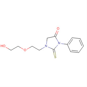 1-[2-(2-Hydroxyethoxy)ethyl ]-3-phenyl-2-thioxoimidazolidin-4-one Structure,55036-71-0Structure