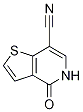 4-Oxo-4,5-dihydrothieno[3,2-c]pyridine-7-carbonitrile Structure,55040-34-1Structure