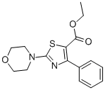 2-Morpholin-4-yl-4-phenyl-thiazole-5-carboxylic acid ethyl ester Structure,55040-86-3Structure