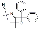 2-[(2,2-Dimethyl-4,4-diphenyloxetan-3-ylidene)amino]-2-methylpropanenitrile Structure,55044-21-8Structure