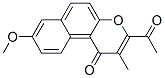 3-Acetyl-8-methoxy-2-methyl-1h-naphtho[2,1-b]pyran-1-one Structure,55044-50-3Structure