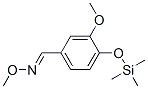 3-Methoxy-4-[(trimethylsilyl)oxy]benzaldehyde o-methyl oxime Structure,55045-03-9Structure