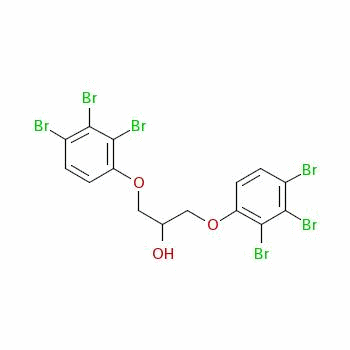 1,3-Bis(tribromophenoxy)propan-2-ol Structure,55067-98-6Structure