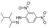 3,4-Dimethyl-2-pentanone 2,4-dinitrophenyl hydrazone Structure,55103-79-2Structure