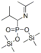 [2-Methyl-1-(isopropylideneamino)propyl ]phosphonic acid bis(trimethylsilyl) ester Structure,55108-68-4Structure