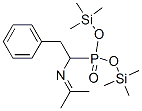 [1-(Isopropylideneamino)-2-phenylethyl ]phosphonic acid bis(trimethylsilyl) ester Structure,55108-69-5Structure