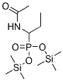 [1-(Acetylamino)propyl ]phosphonic acid bis(trimethylsilyl) ester Structure,55108-81-1Structure