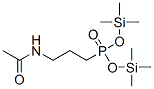 [3-(Acetylamino)propyl ]phosphonic acid bis(trimethylsilyl) ester Structure,55108-89-9Structure