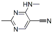 5-Pyrimidinecarbonitrile,2-methyl-4-(methylamino)-(9ci) Structure,55114-45-9Structure