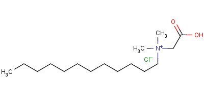 (Carboxymethyl)dodecyldimethylammonium chloride Structure,55142-08-0Structure