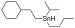 Butylcyclohexylethyl (1-methylethyl)stannane Structure,55145-63-6Structure